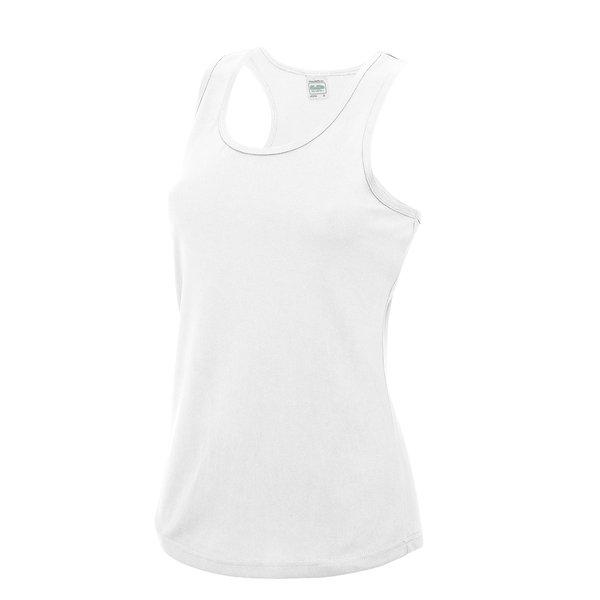 Just Cool Sport Tank Top Damen Weiss XS von AWDis