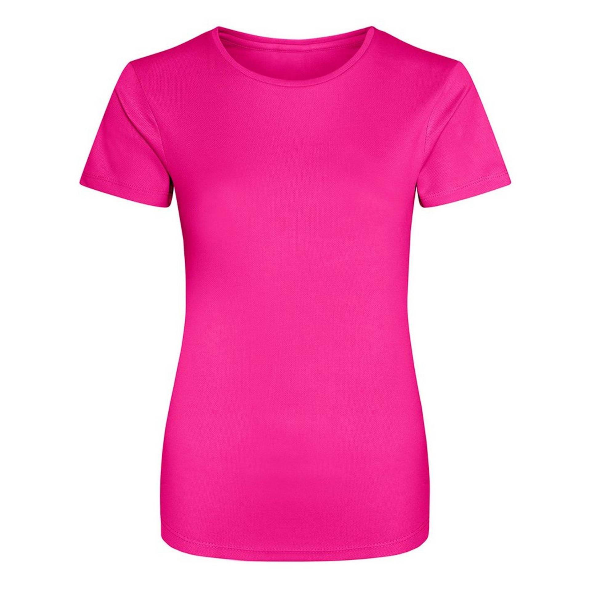 Just Cool Sport Tshirt Damen Pink S von AWDis