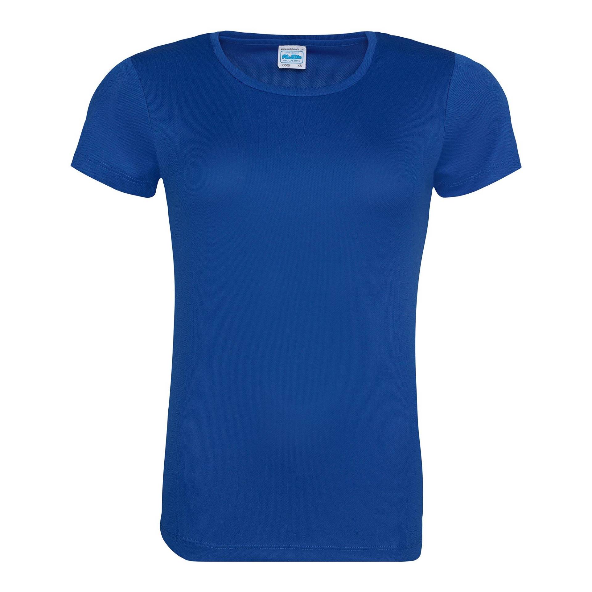 Just Cool Sport Tshirt Unifarben Damen Königsblau XXL von AWDis