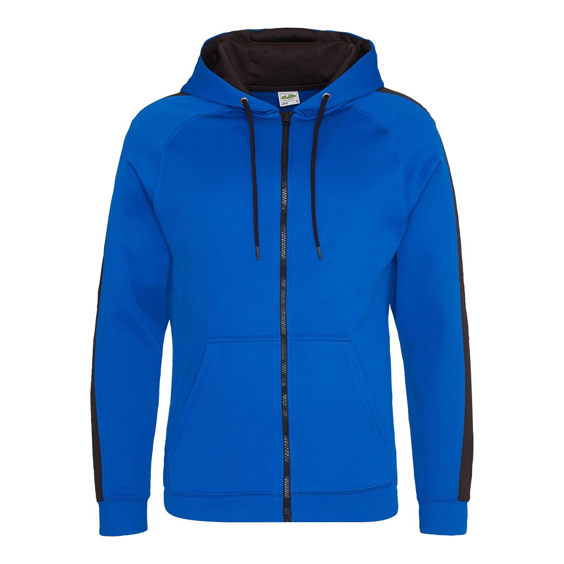 Just Hoods Sport Kapuzenjacke Herren Blau S von AWDis