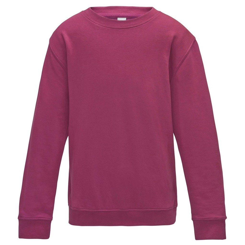 Just Hoods Sweatshirt Mädchen Pink 92 von AWDis