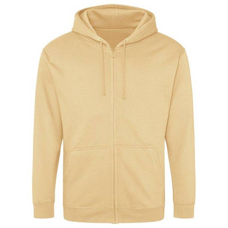 Kapuzenjacke Kapuzenpullover Hoodie Mit Reißverschluss Herren Sand XL von AWDis