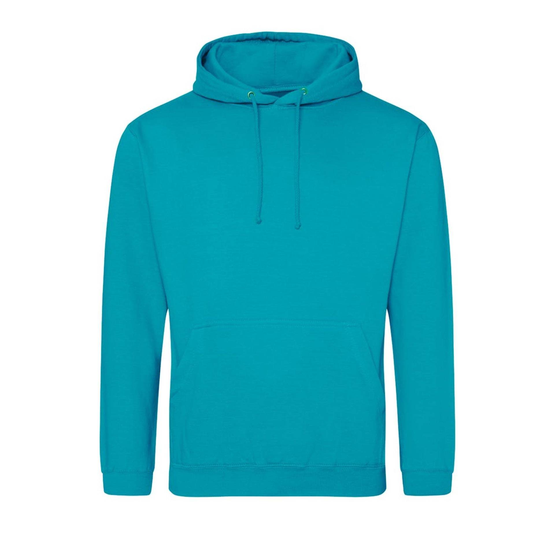 Kapuzenpullover Herren Blau M von AWDis