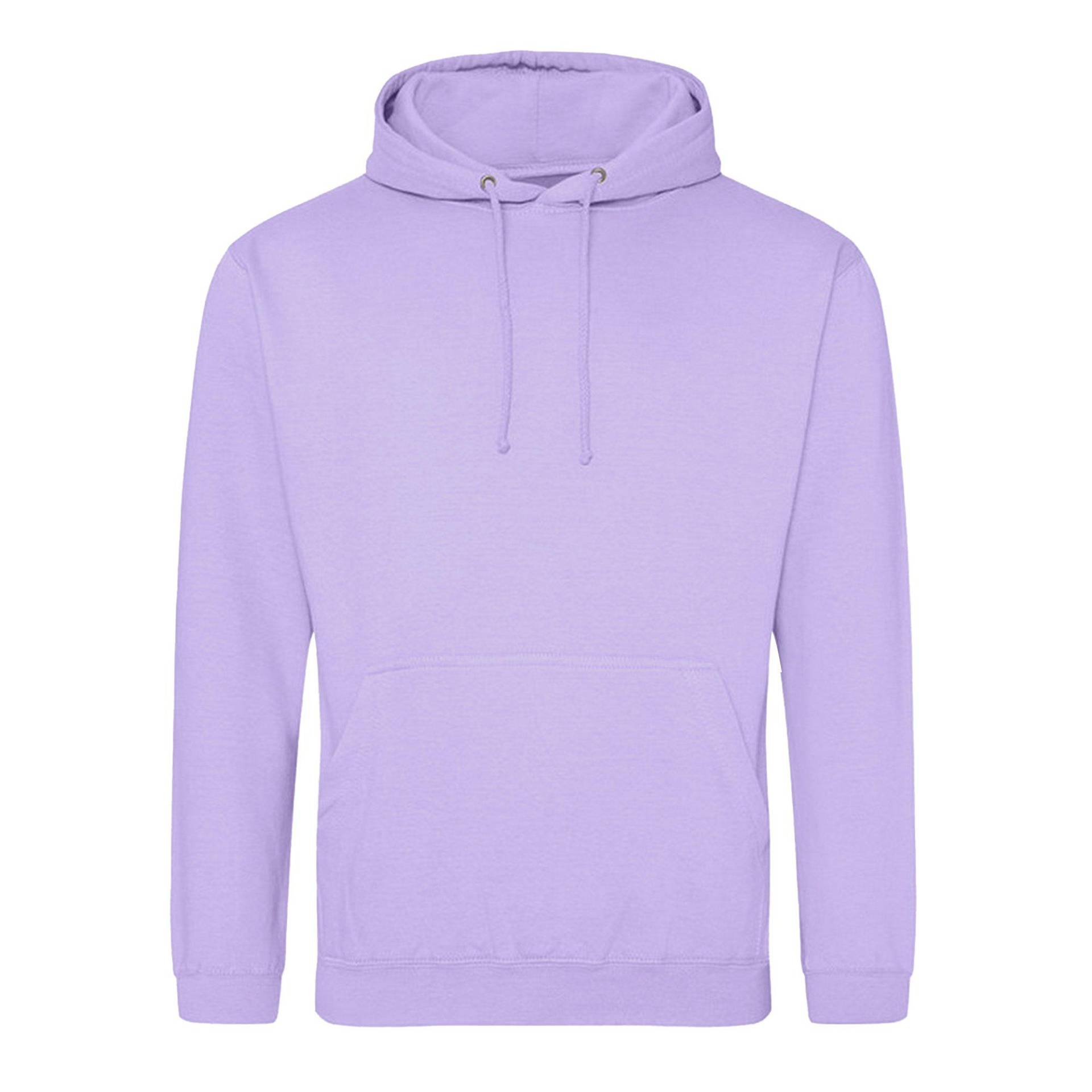 Kapuzenpullover Herren Violett S von AWDis