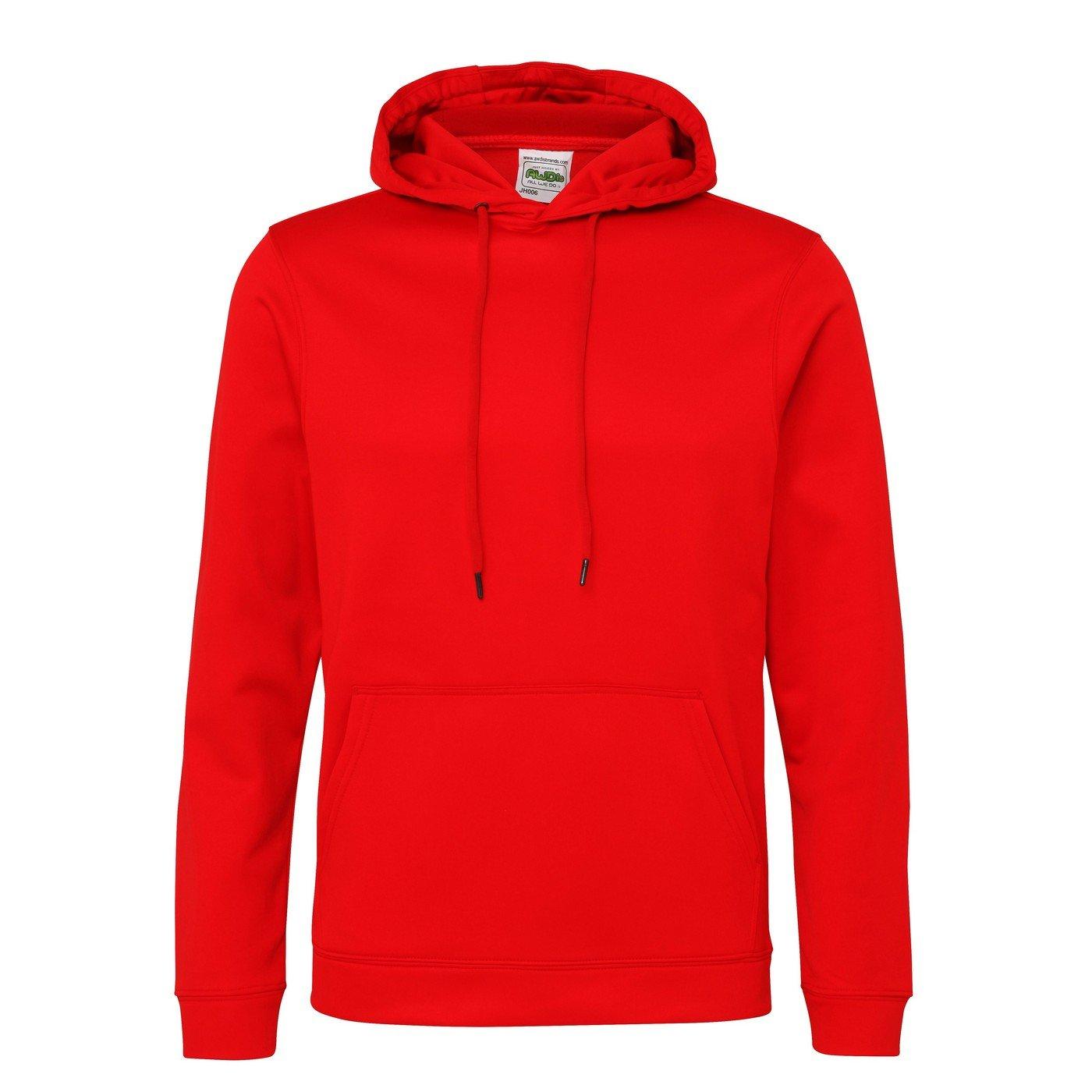 Kapuzenpullover Sport Damen Rot Bunt XL von AWDis