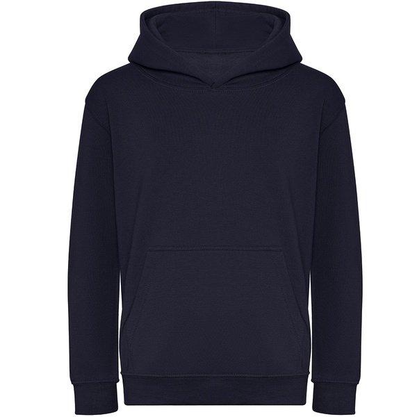 Kapuzenpullover Aus Biologischem Anbau Jungen Marine 104 von AWDis