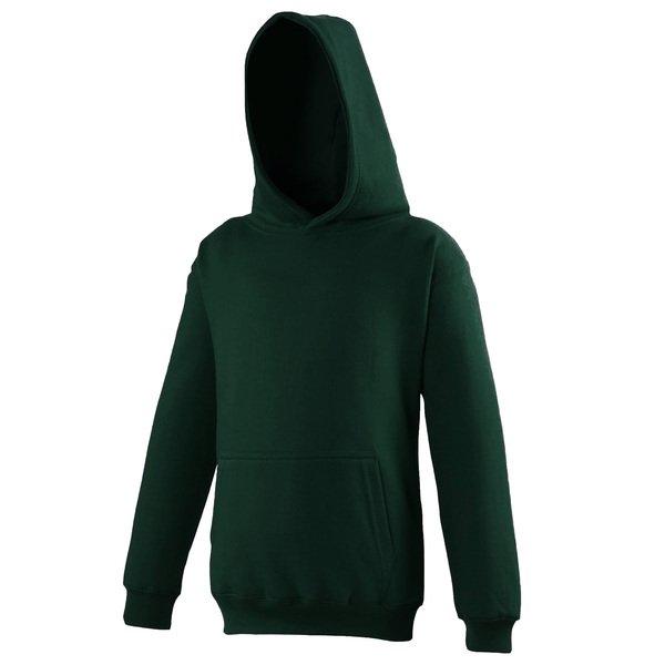 Kapuzen Pullover Jungen Waldgrün 128 von AWDis