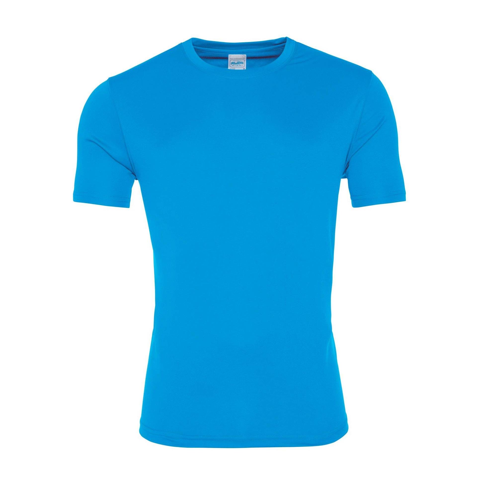 Just Cool Smooth Kurzarm Tshirt Herren Blau 3XL von AWDis