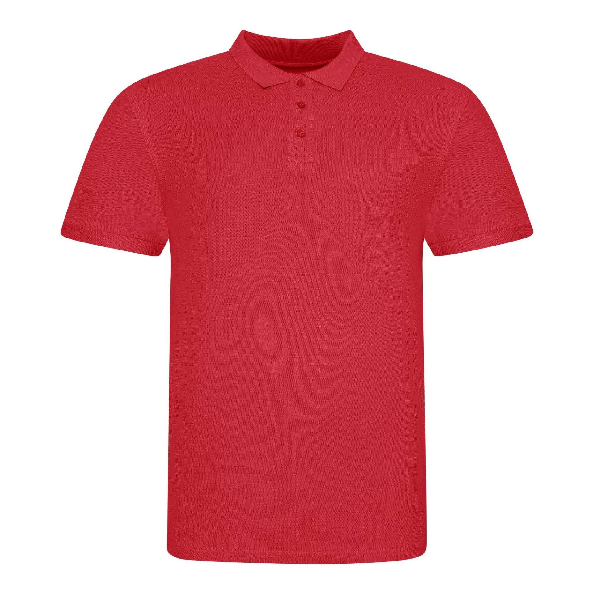 Just Polos Poloshirt Damen Rot Bunt 3XL von AWDis