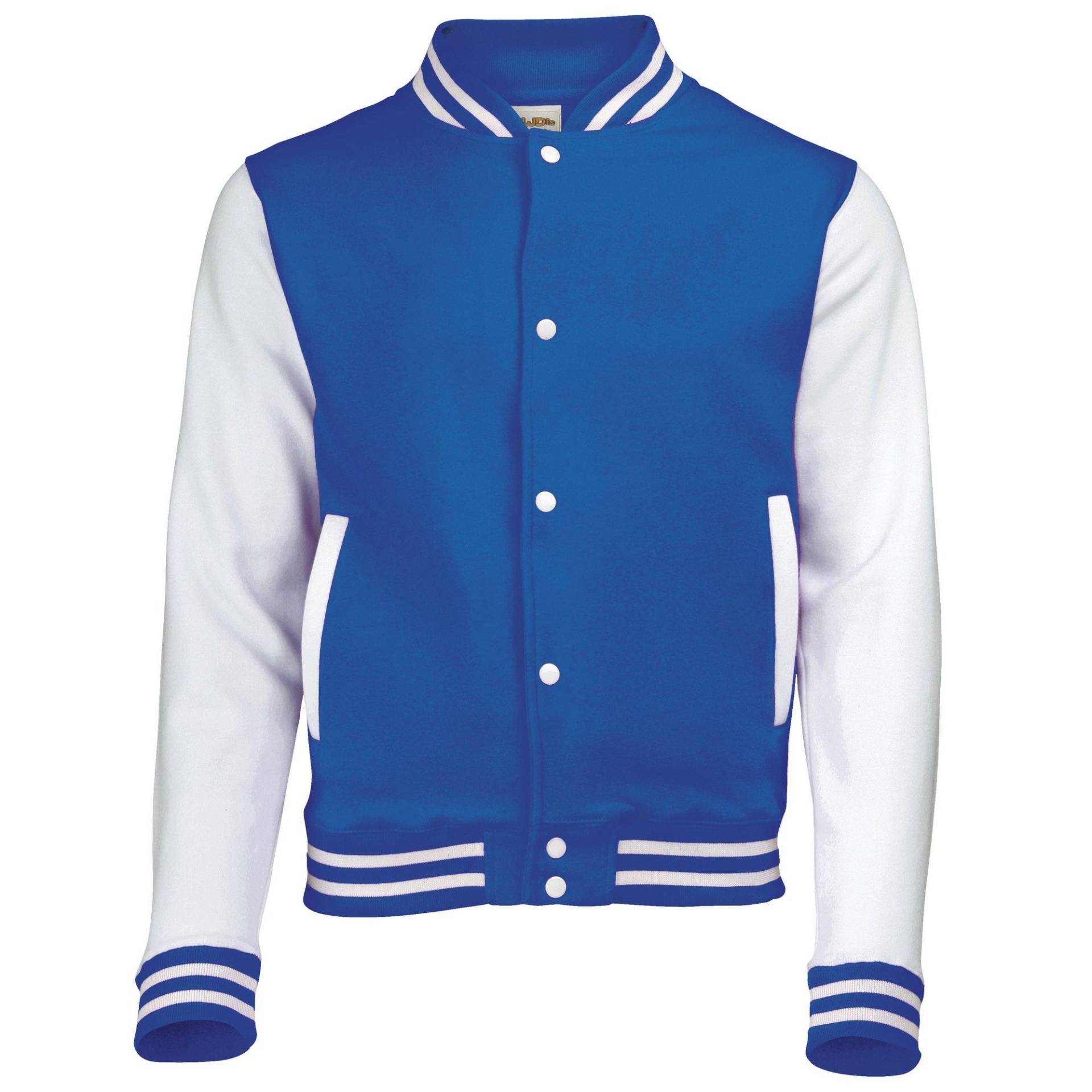 Varsity Jacke Schulkleidung Unisex Blau 7-8A von AWDis