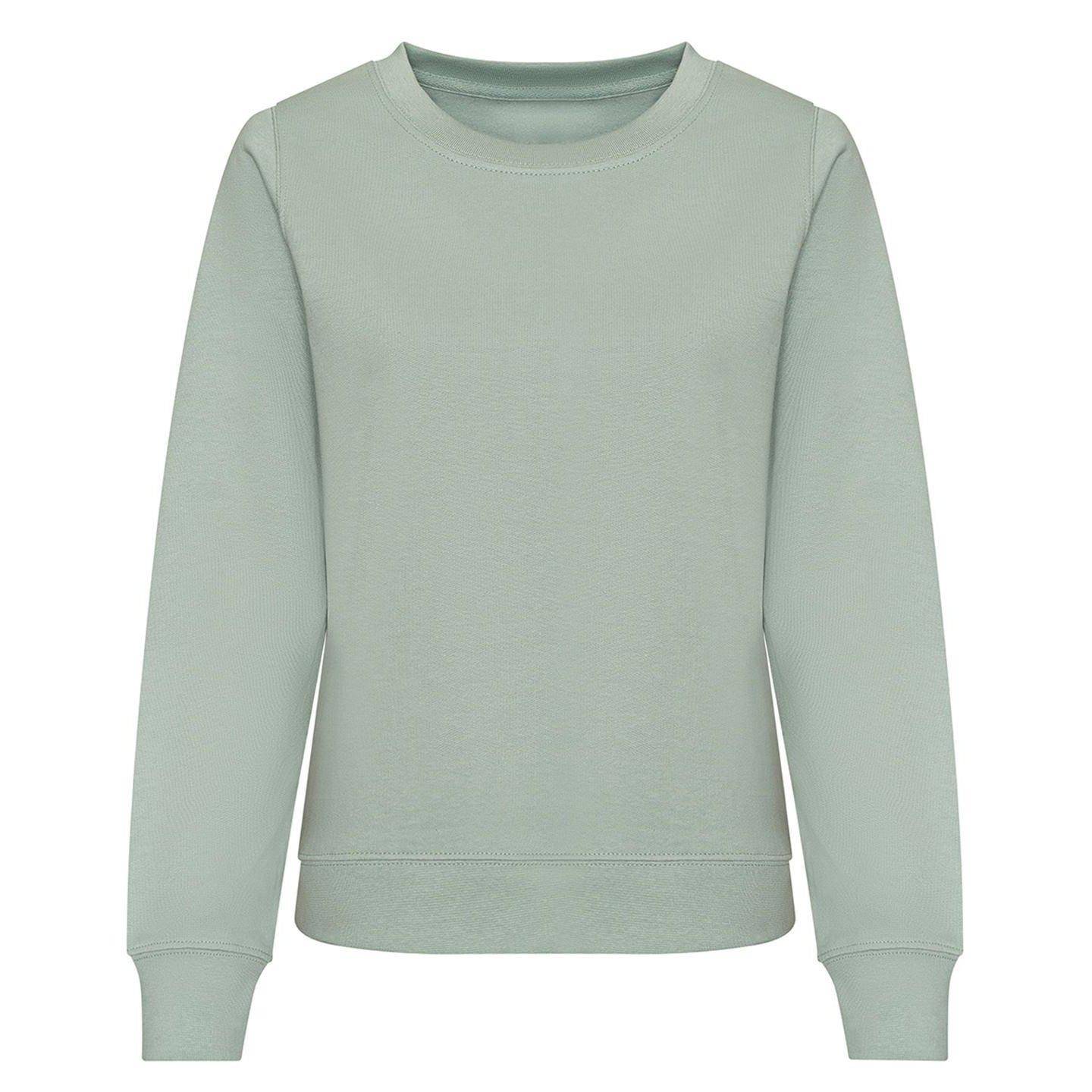 Sweatshirt Damen Perlgrau L von AWDis