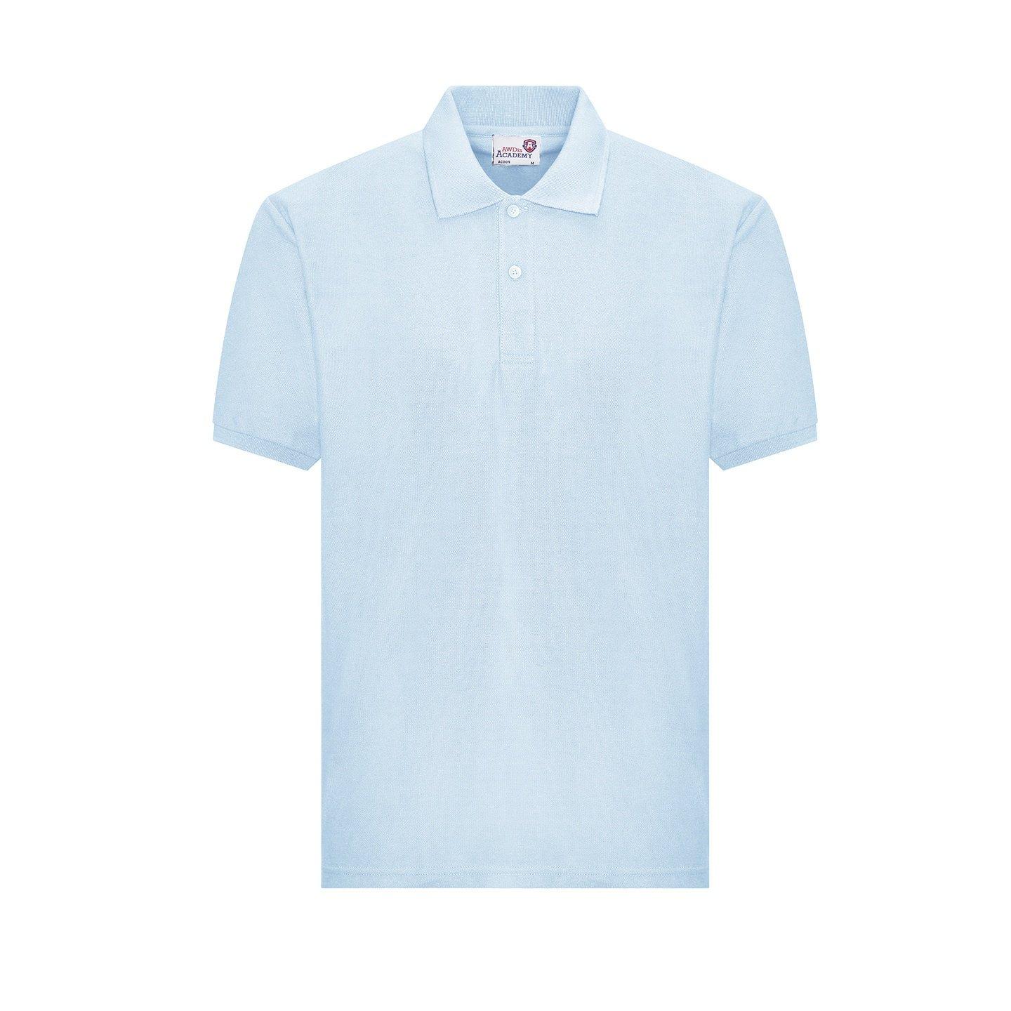 Academy Poloshirt Mädchen Himmelblau M von AWDis