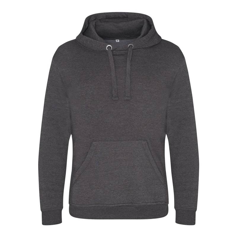 Just Hoods Graduate Pullover Herren Charcoal Black M von AWDis