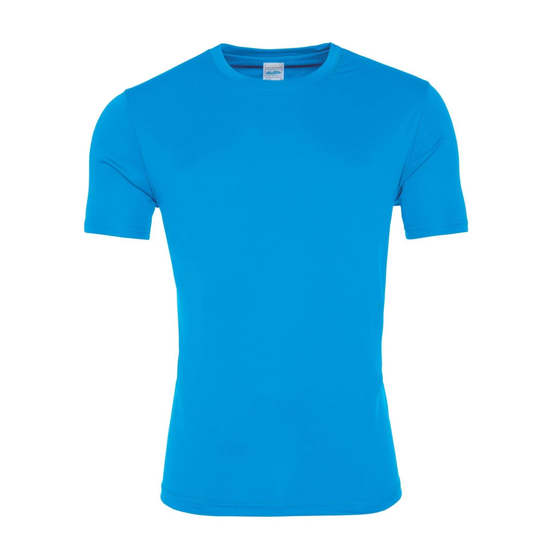 Just Cool Smooth Kurzarm Tshirt Herren Blau S von AWDis