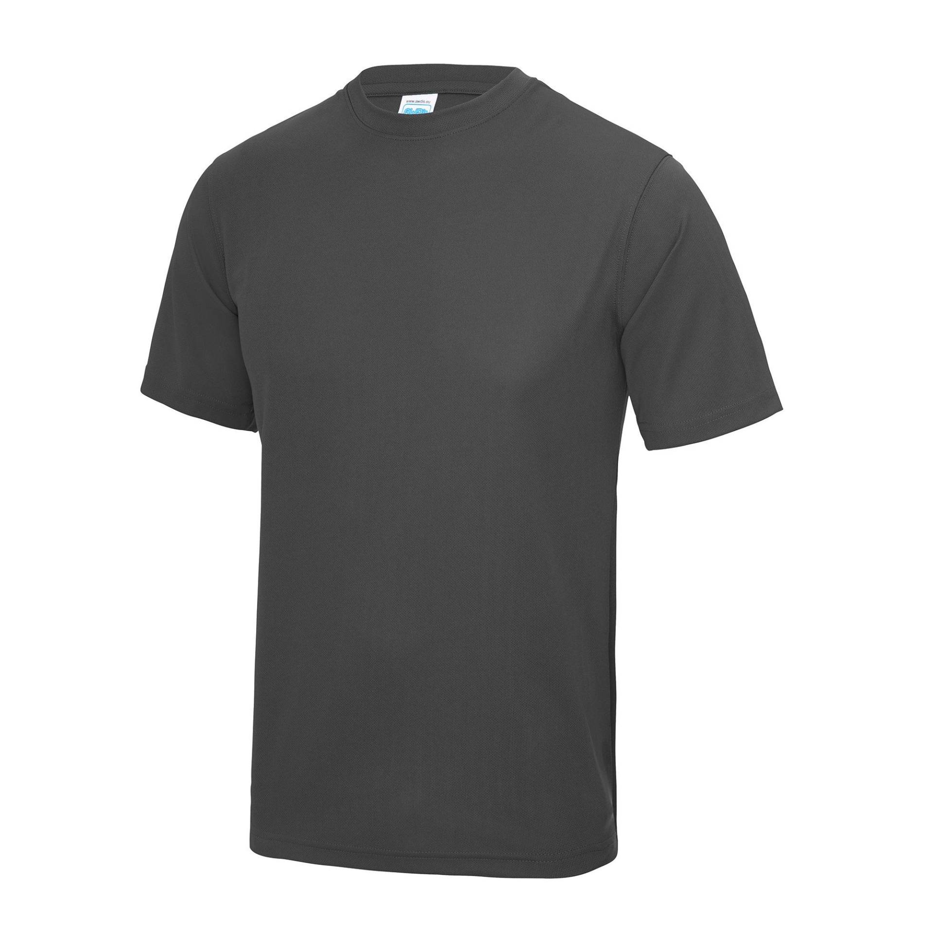 Just Cool Sport T-shirt Jungen Charcoal Black S von AWDis