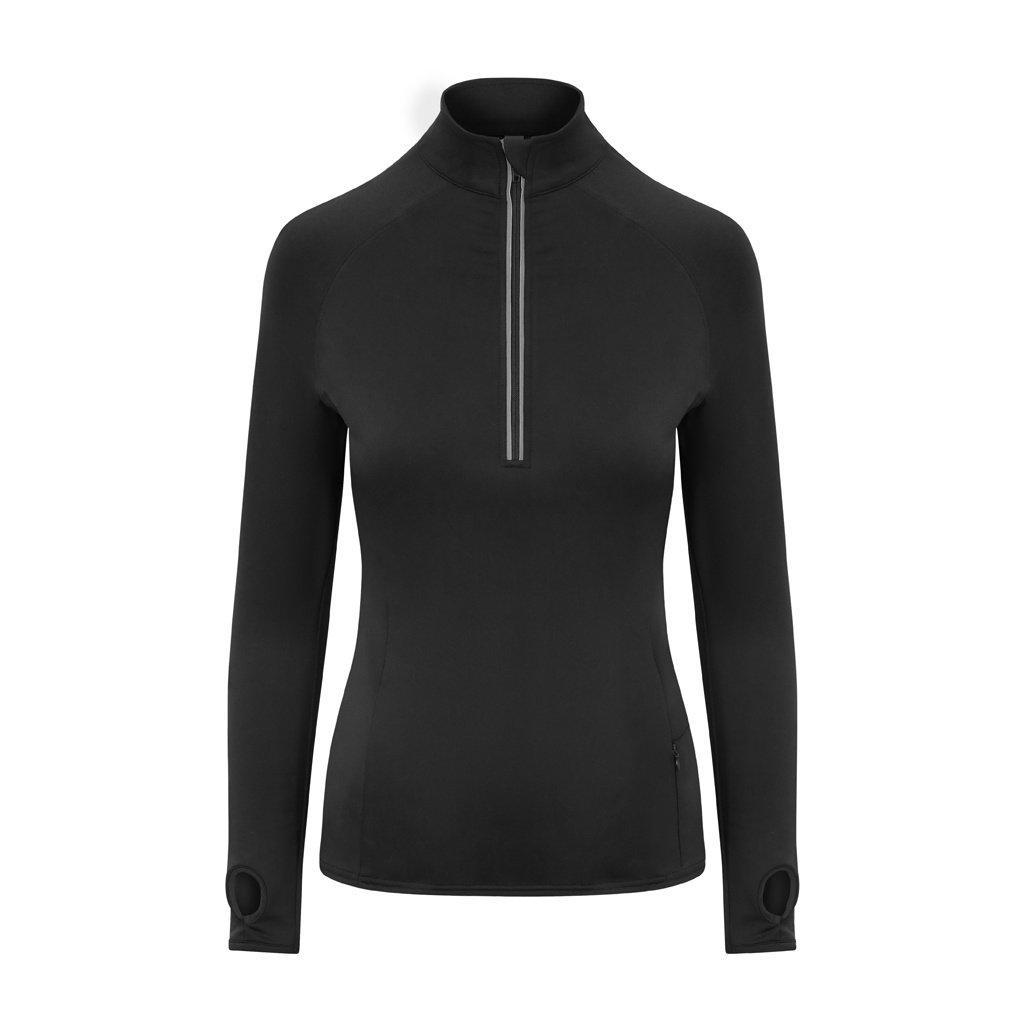 Just Cool Coolflex Half Zip Top Damen Schwarz S von AWDis