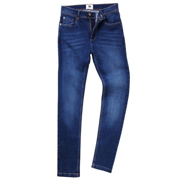 So Denim Max Slim Fit Jeans Herren Blau Denim W30 von AWDis