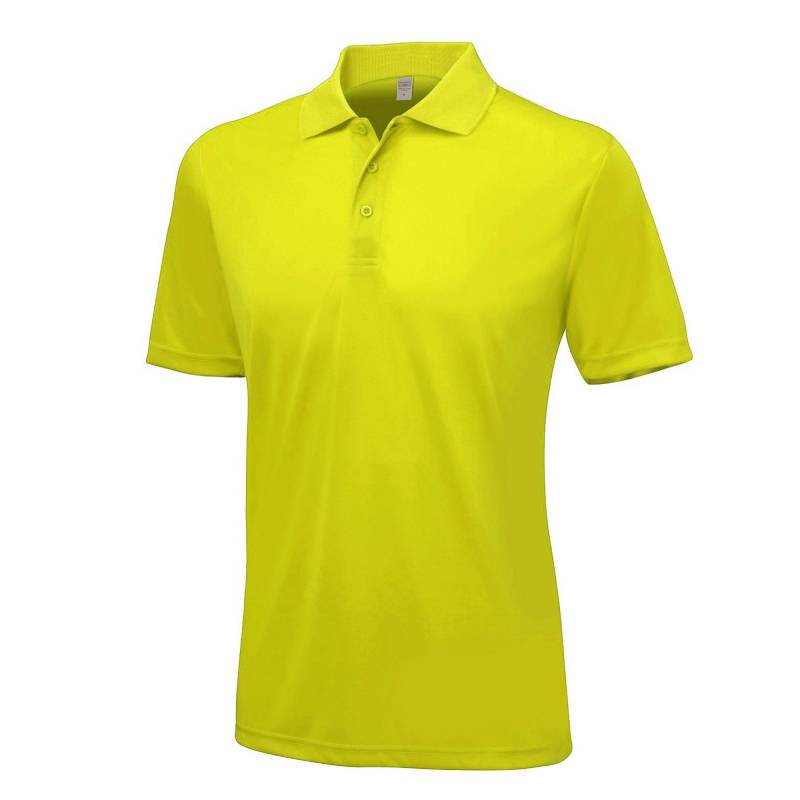 Just Cool Kurzarm Poloshirt Herren Gelb XL von AWDis
