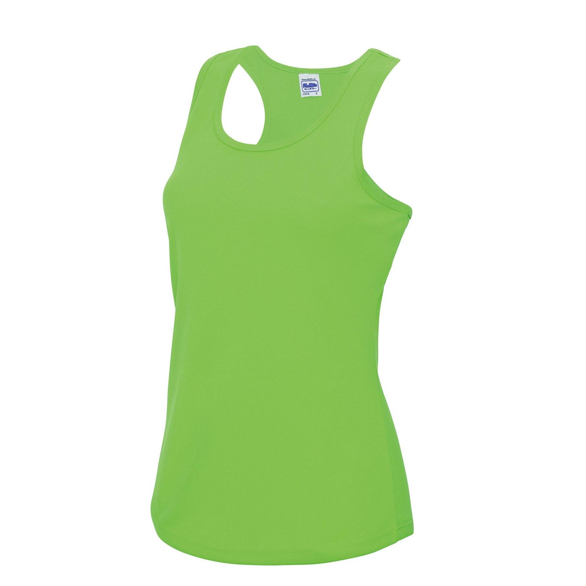 Just Cool Sport Tank Top Damen Grün XL von AWDis