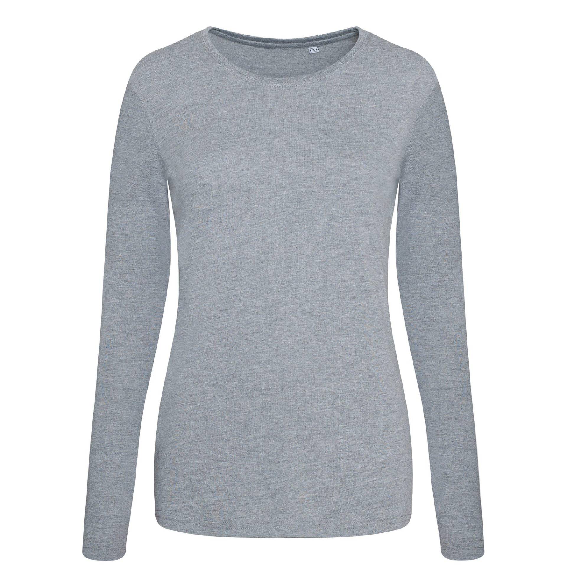 Triblend Tshirt, Langärmlig Damen Grau XL von AWDis