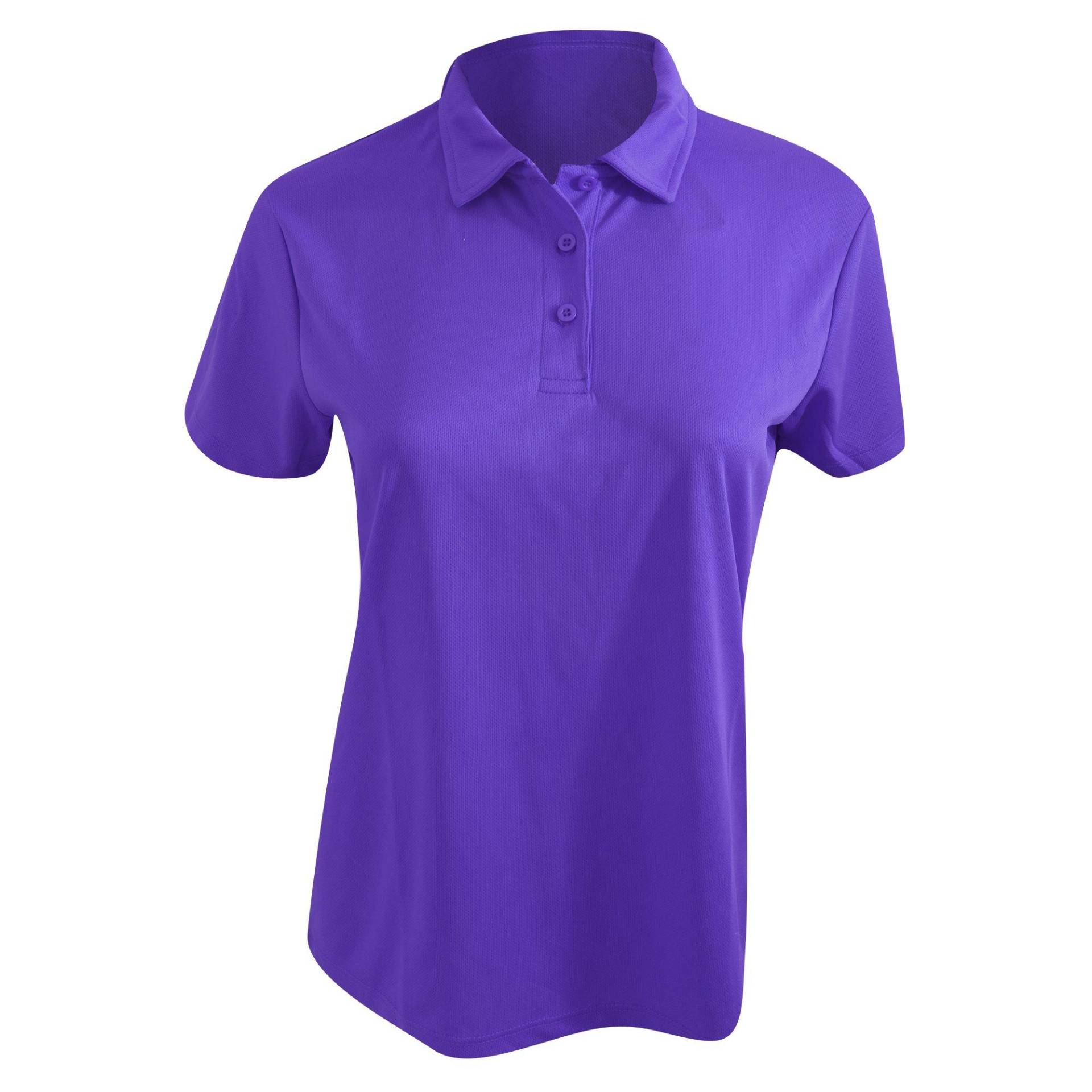 Cool Poloshirt Poloshirt, Taillierte Passform Damen Lila XS von AWDis