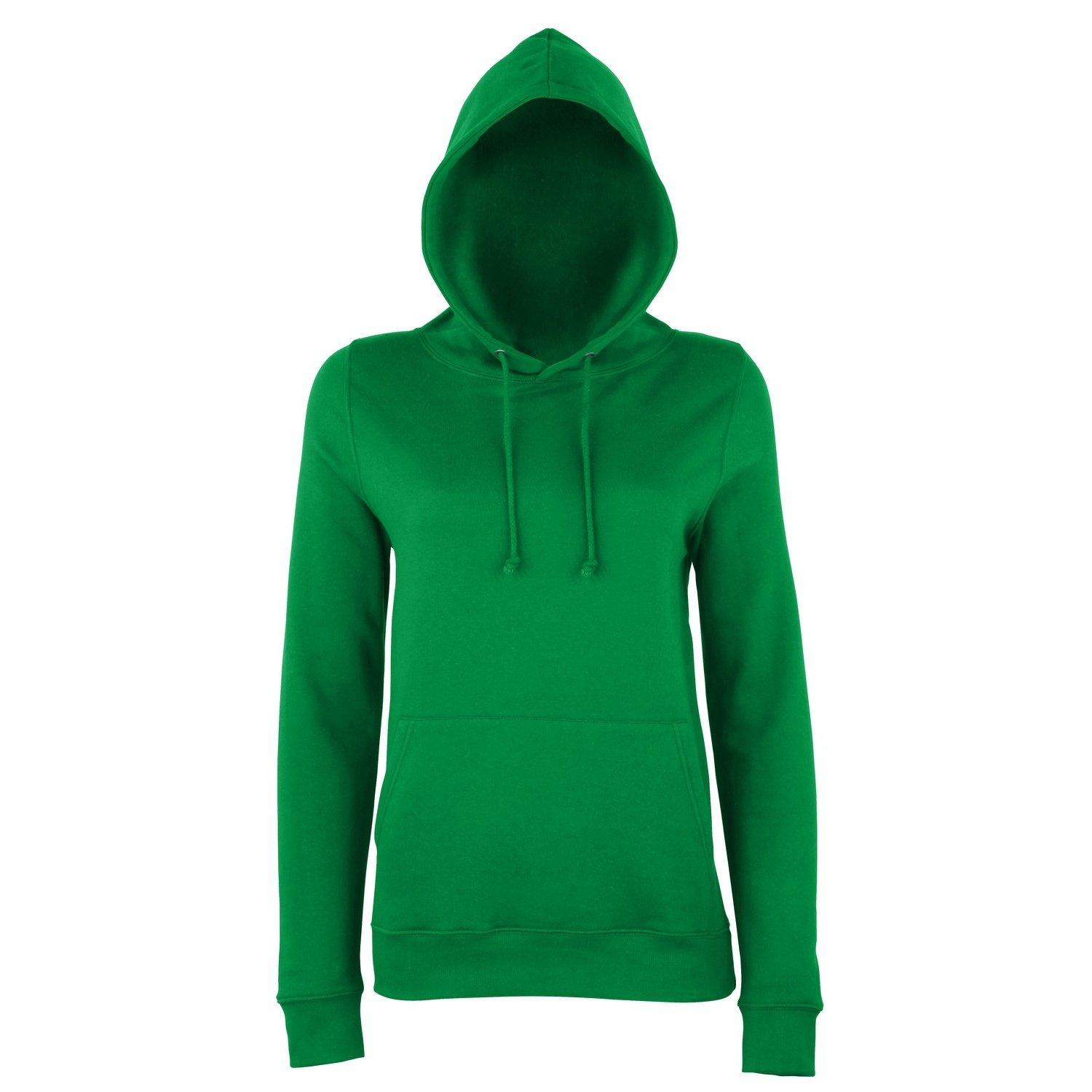 Just Hoods Kapuzenpullover Hoodie Damen Grün XS von AWDis