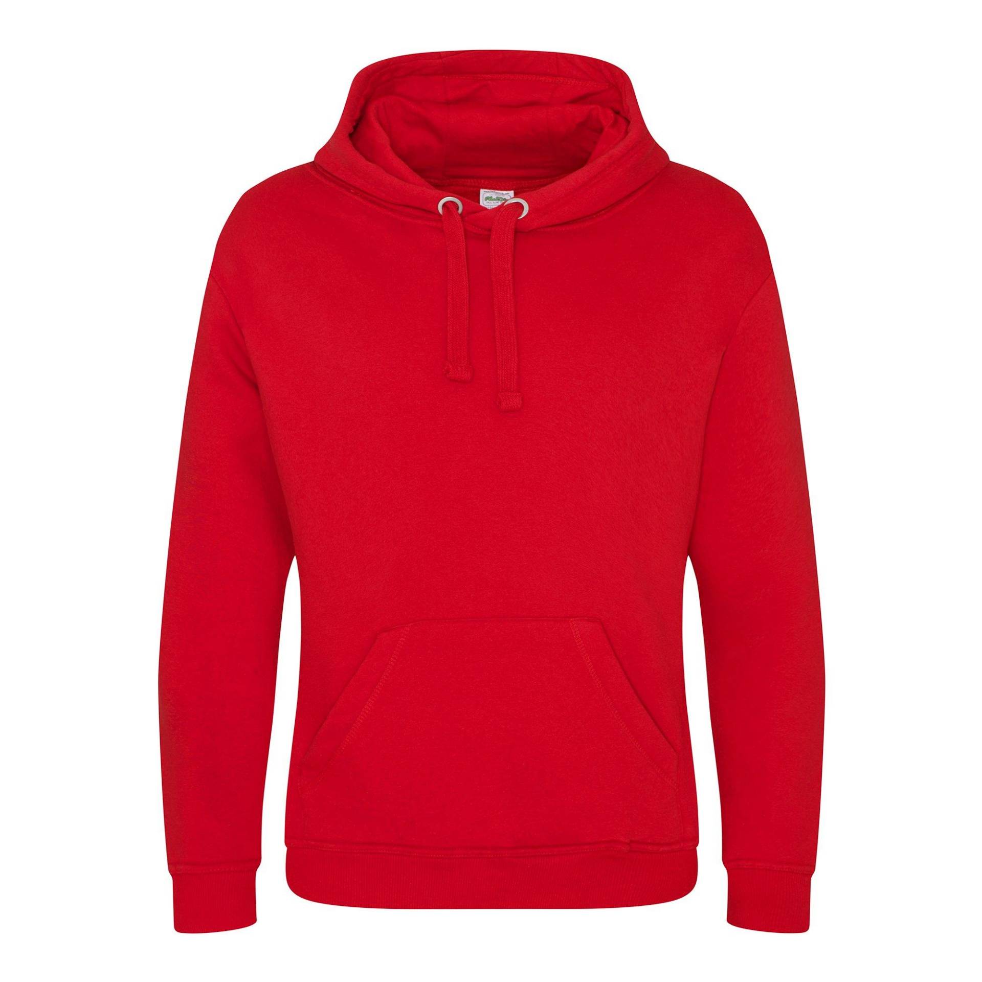 Just Hoods Kapuzenpullover Herren Rot Bunt XS von AWDis