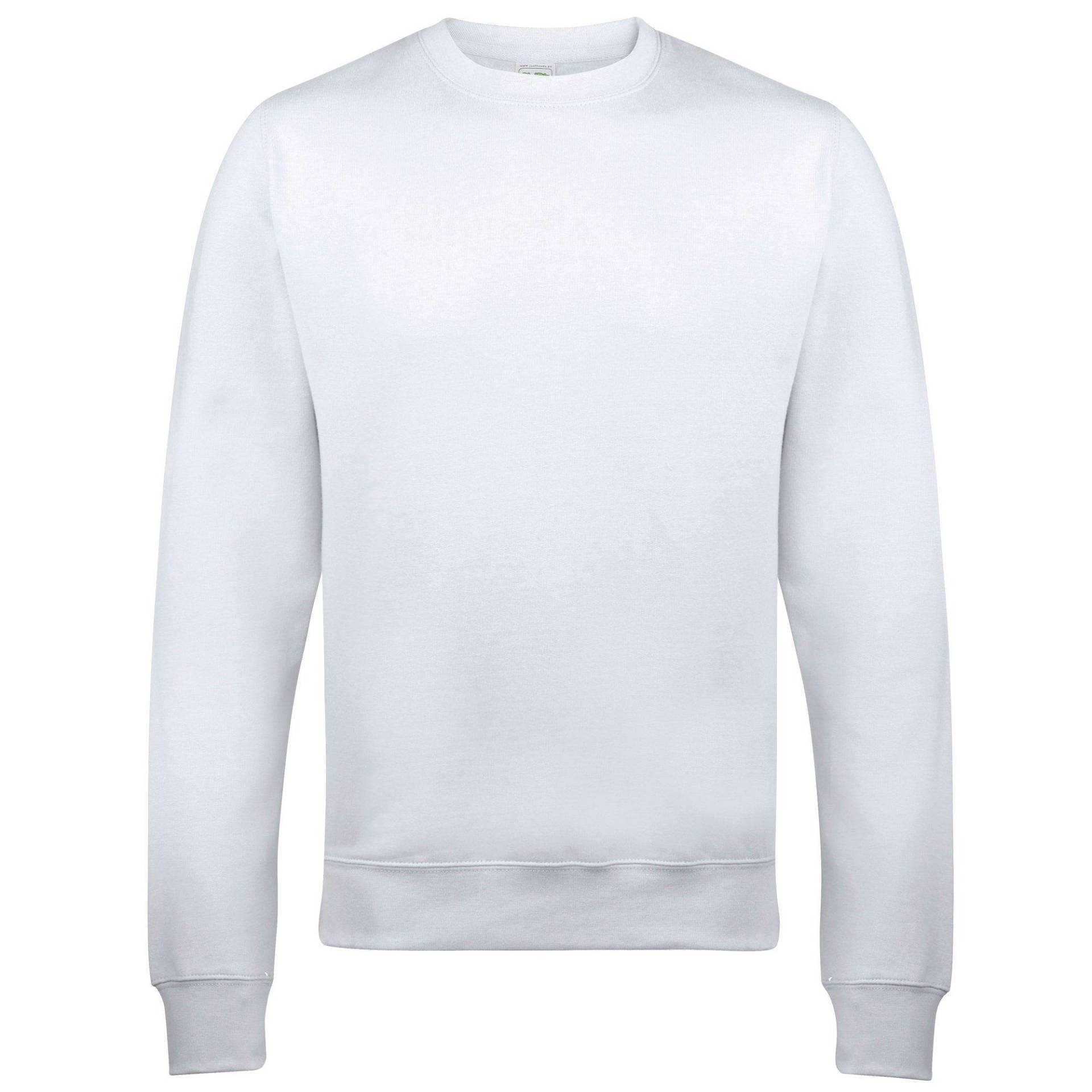 Just Hoods Sweatshirt Mit Rundhalsausschnitt Damen Weiss XS von AWDis