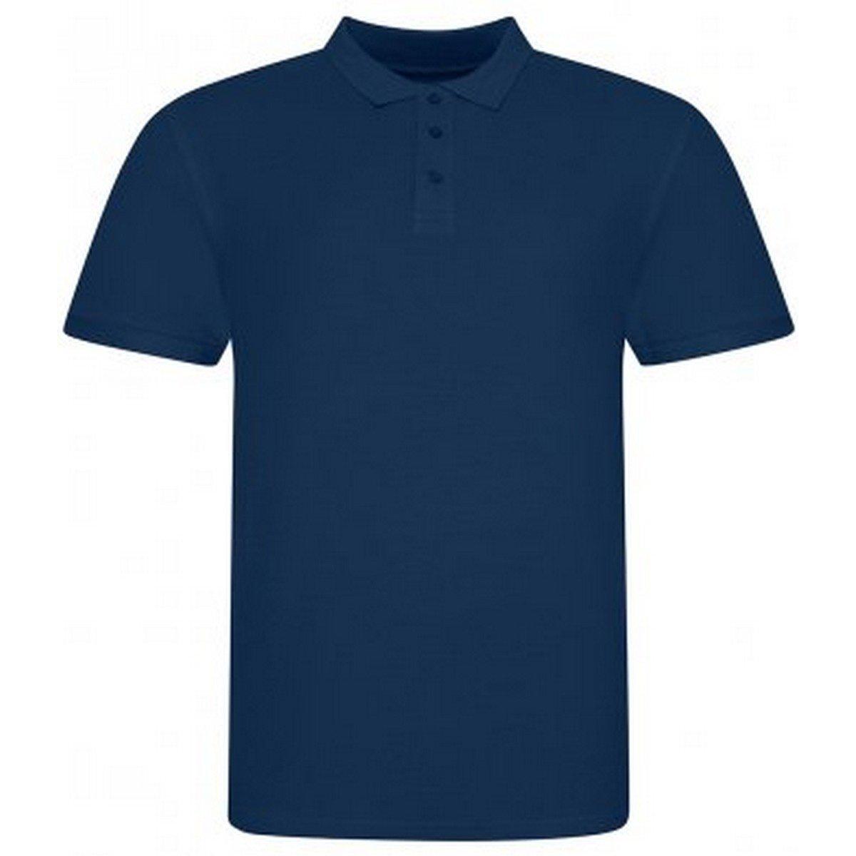 Polo Shirt Pique Herren Blau 3XL von AWDis