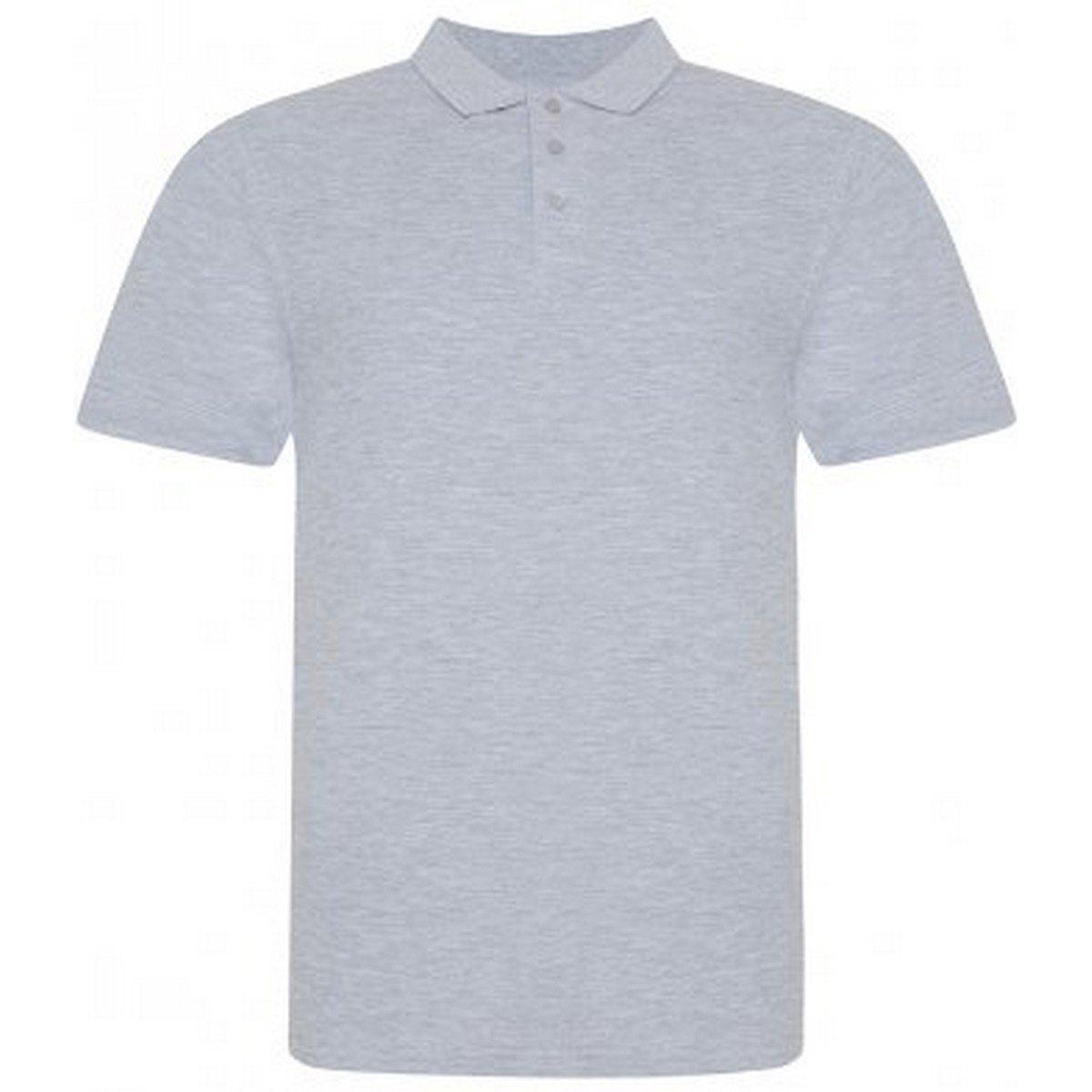 Polo Shirt Pique Herren Grau 3XL von AWDis