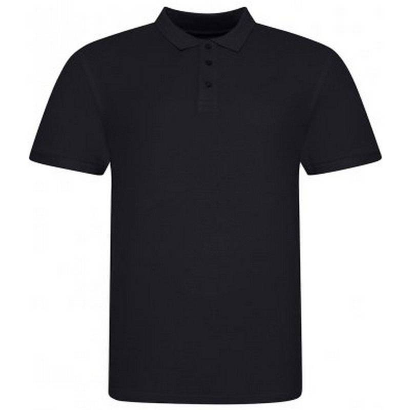 Polo Shirt Pique Herren Schwarz 3XL von AWDis