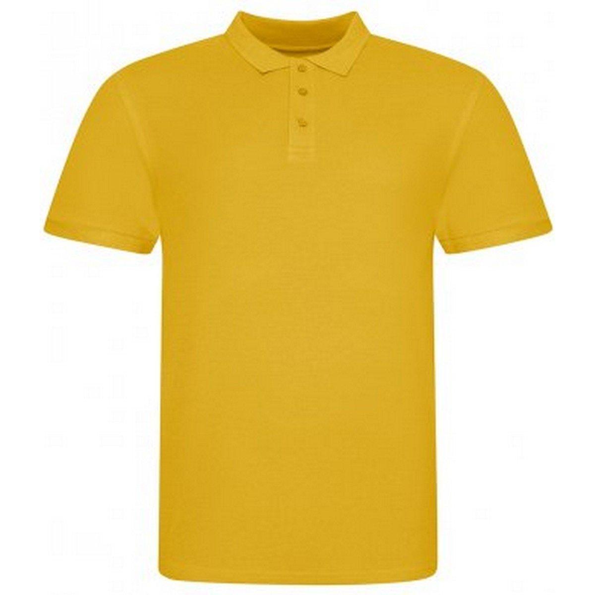 Polo-shirt Pique Herren Senfgelb 3XL von AWDis