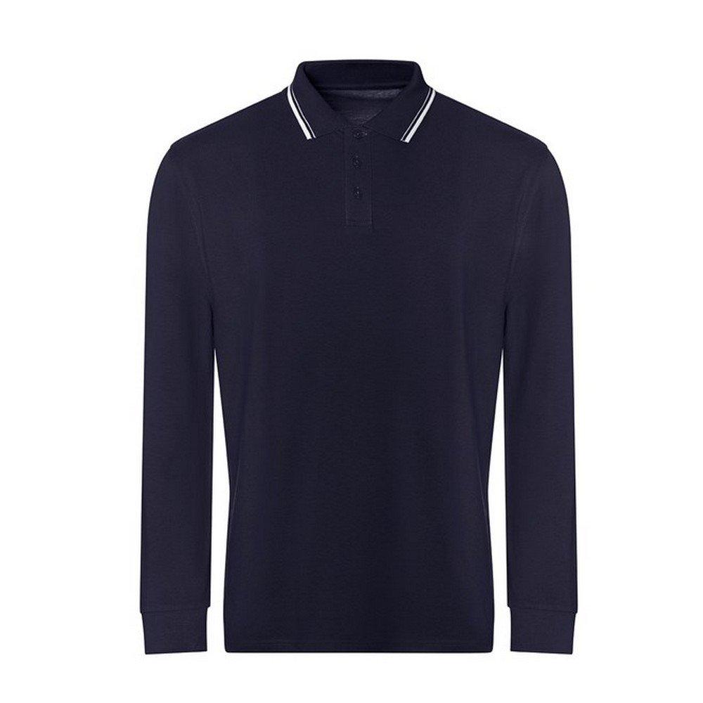 Poloshirt Langärmlig Herren Marine XL von AWDis