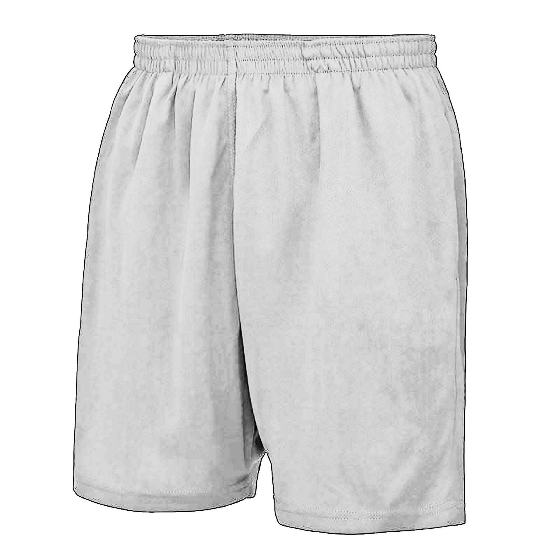 Just Cool Sport Shorts Unisex Weiss 128 von AWDis