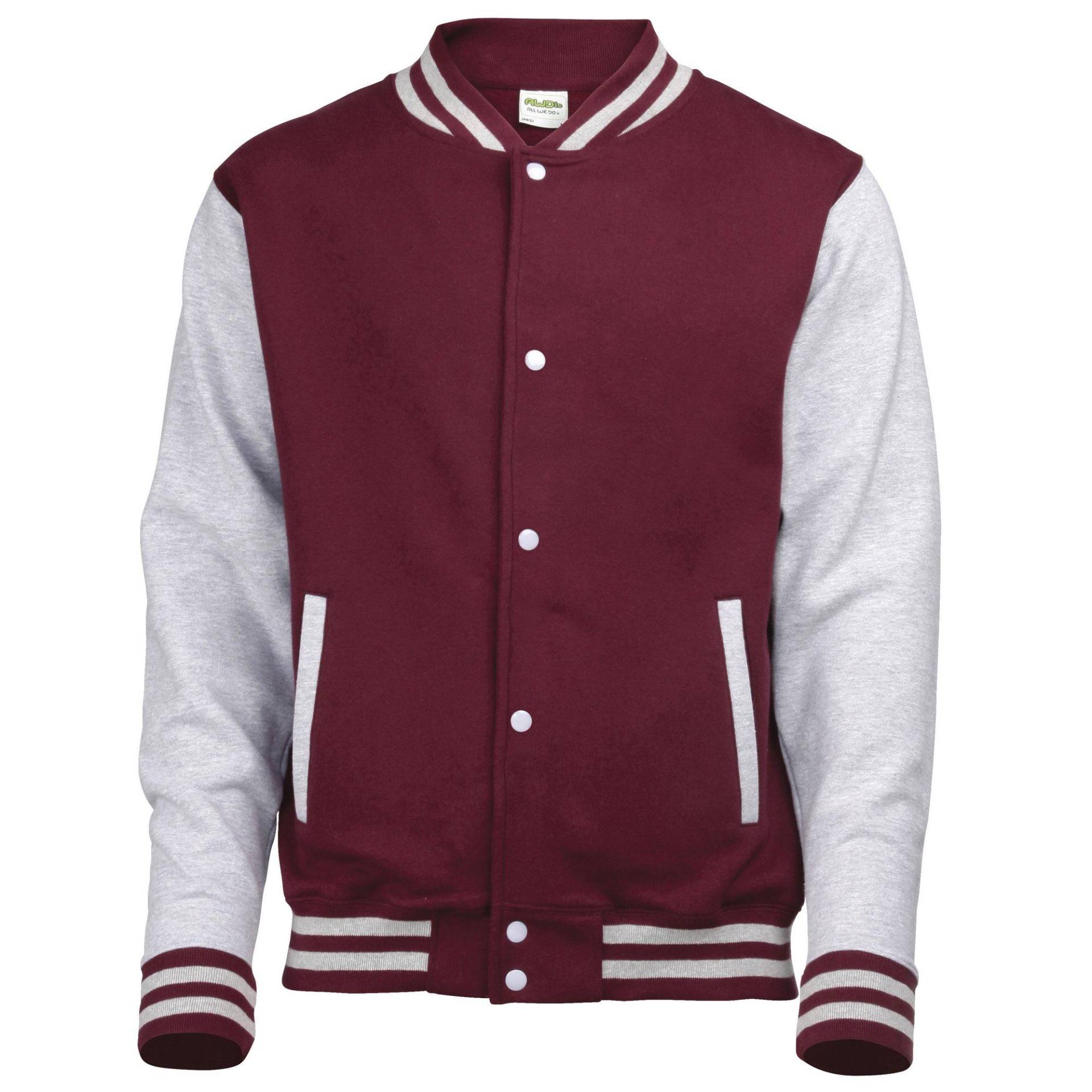 Jacke Varsity Unisex Weinrot 3-4A von AWDis