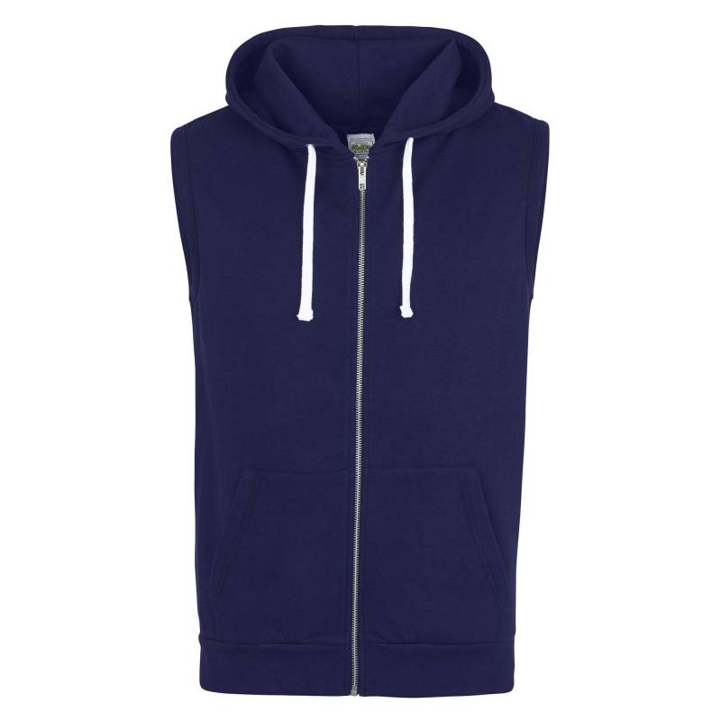 Just Hoods Hoodie Kapuzenweste Kapuzenjacke, Ärmellos Herren Marine S von AWDis