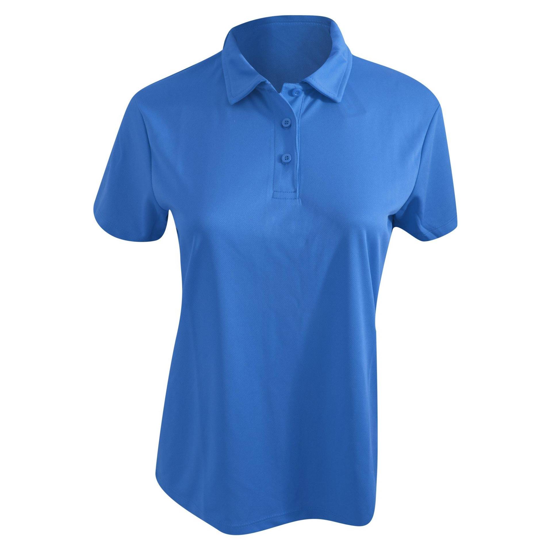 Cool Girlie Polo Shirt Damen Blau S von AWDis