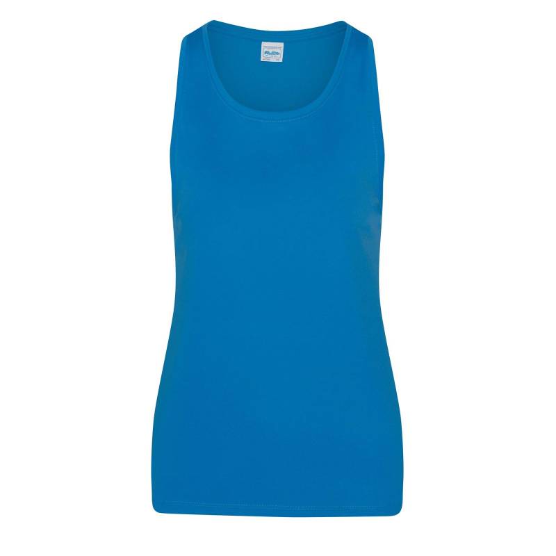 Just Cool Sport Top Damen Blau XS von AWDis