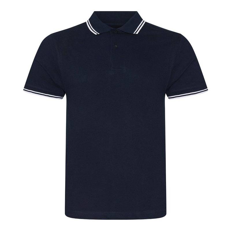 Stretch Tipped Pique Polo Shirt Herren Marine M von AWDis