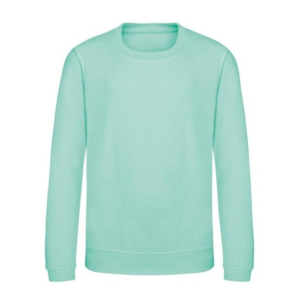 Sweatshirt Mädchen Mint 140/146 von AWDis