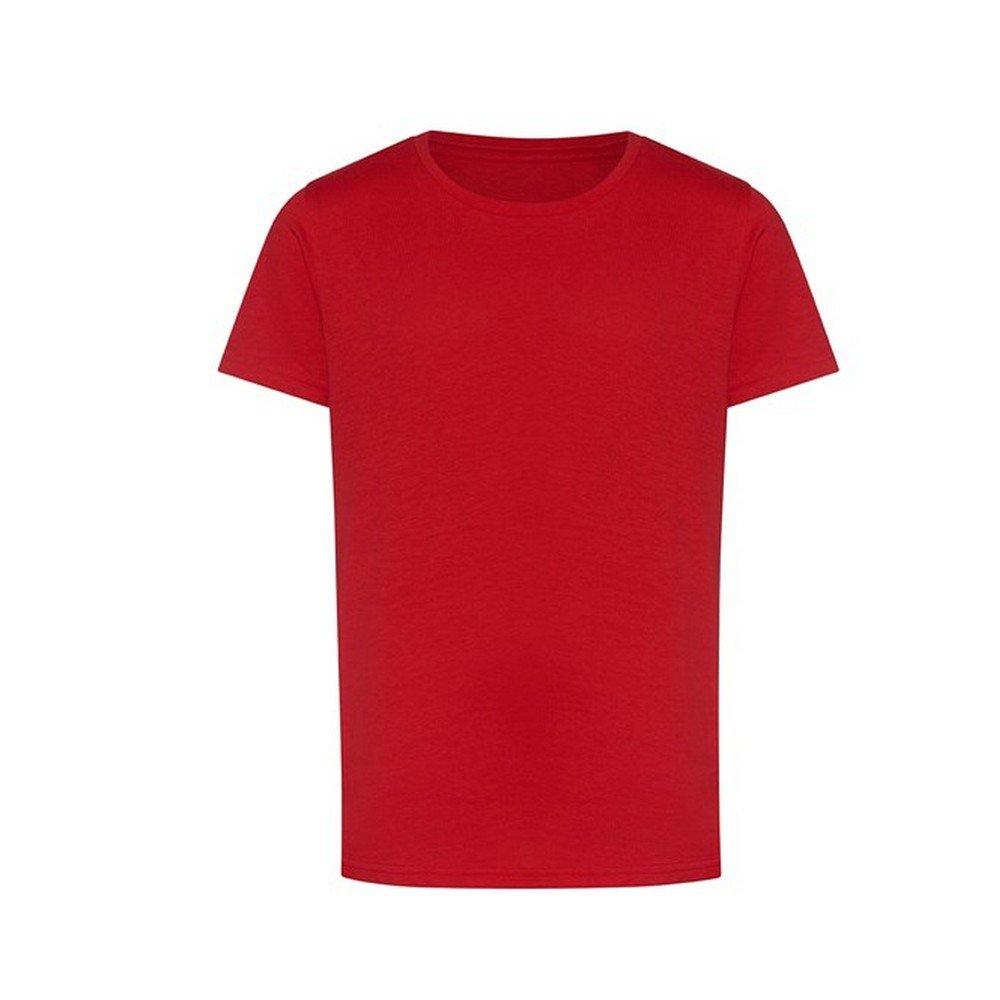 The 100 Tshirt Jungen Rot Bunt 128 von AWDis