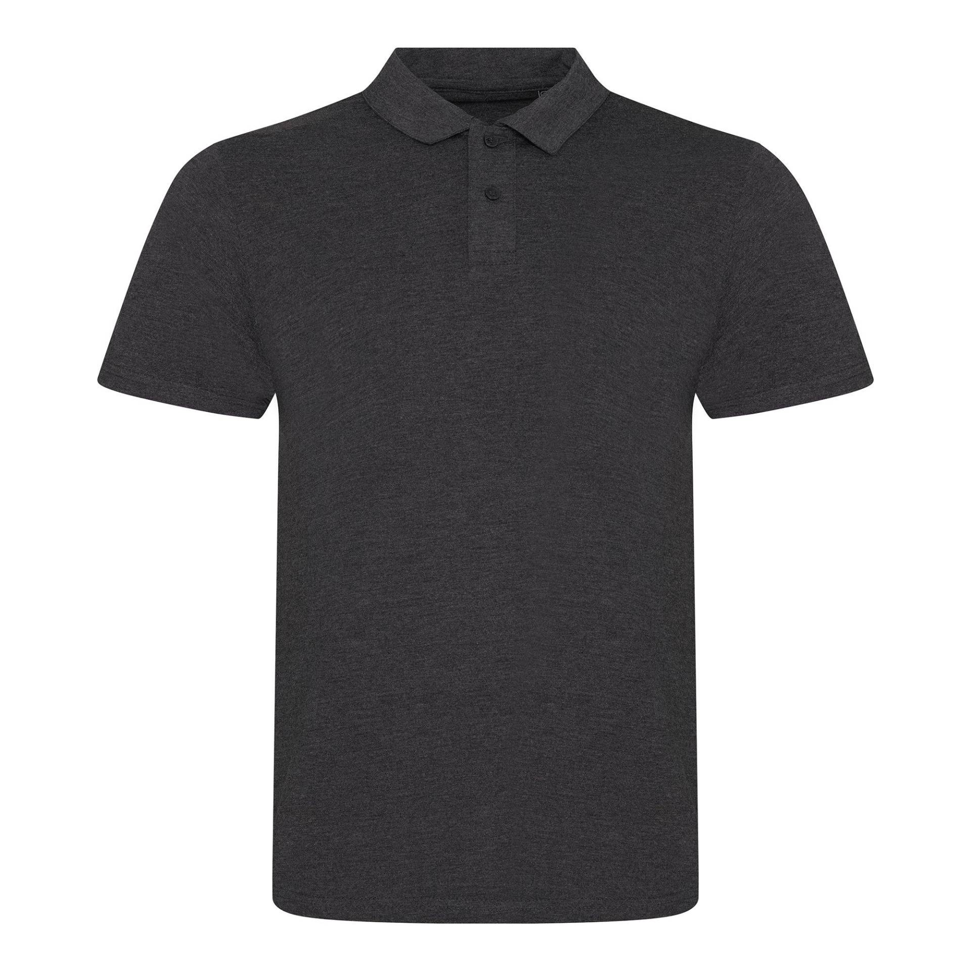 Triblend Polo Shirt Herren Charcoal Black S von AWDis