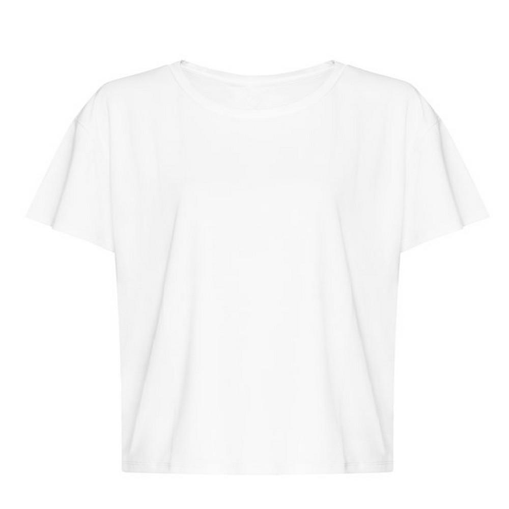 Tshirt Rückenausschnitt Damen Weiss XL von AWDis