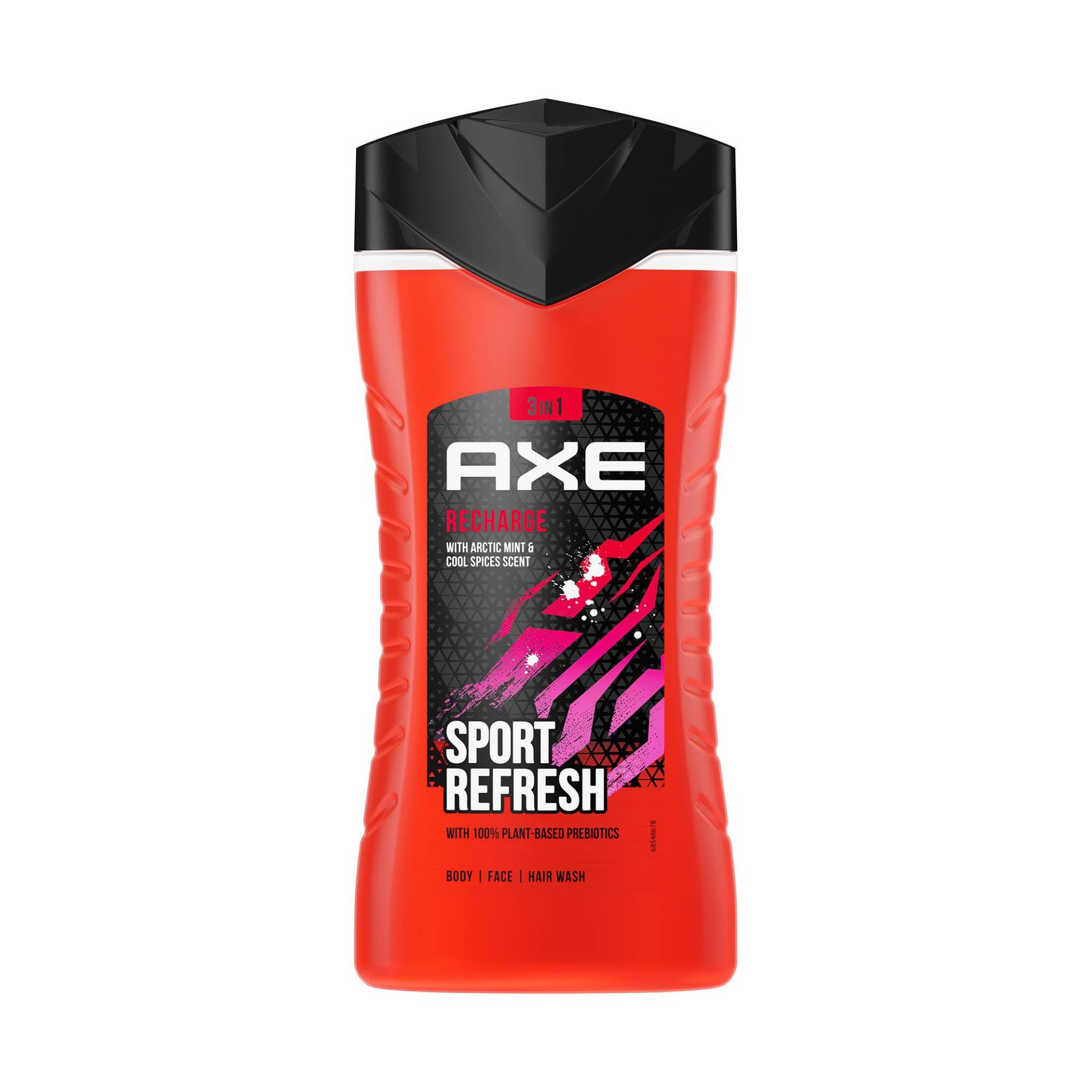 3-in-1 Duschgel & Shampoo Recharge Sport Refresh Damen  250ml von AXE