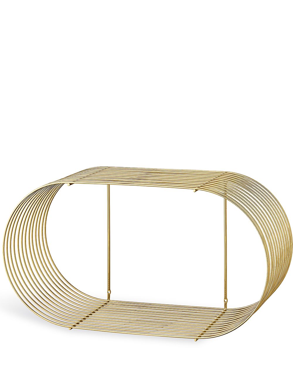 AYTM Curva wire shelf - Gold von AYTM