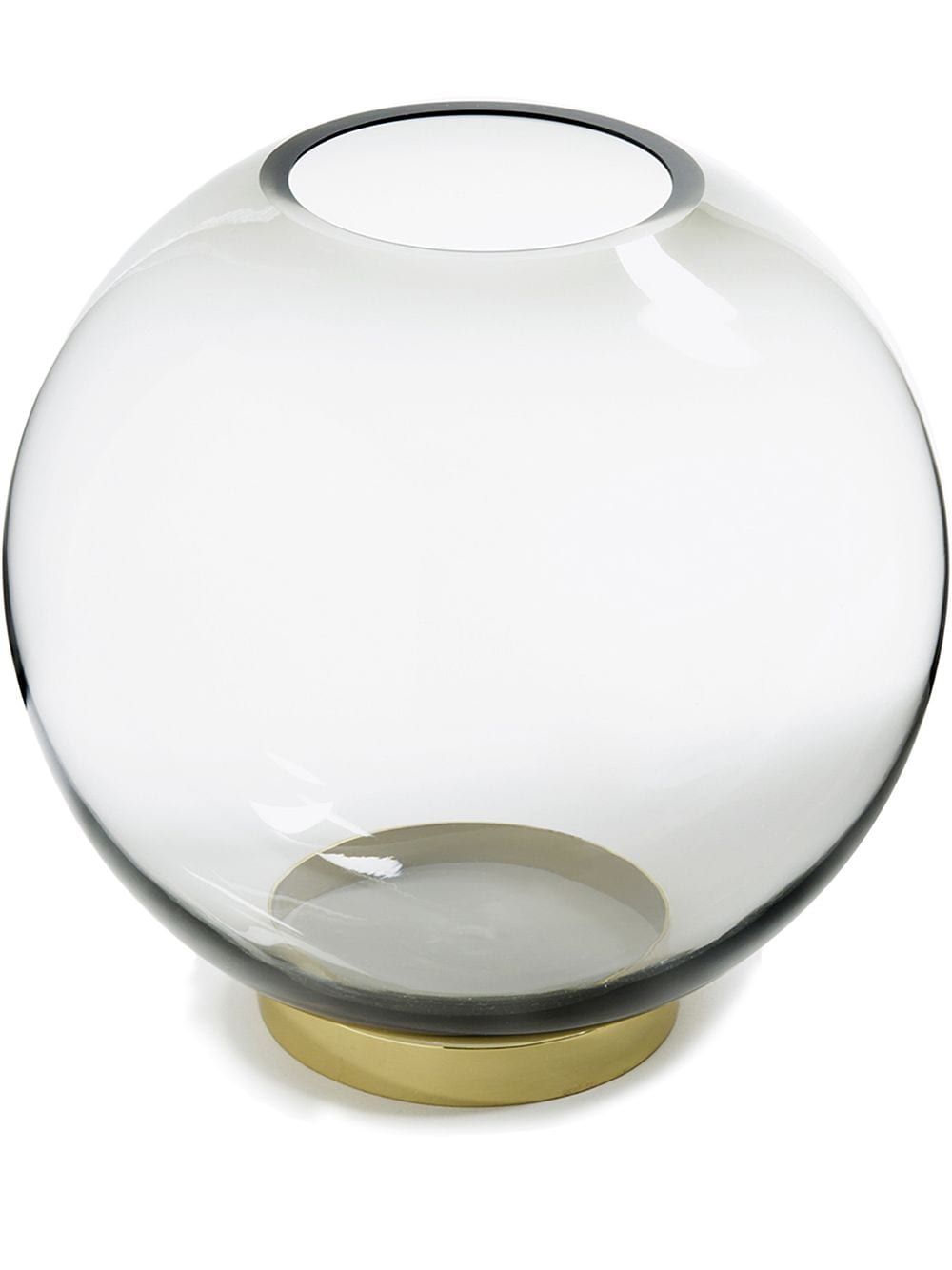 AYTM Globe vase with stand - Black von AYTM