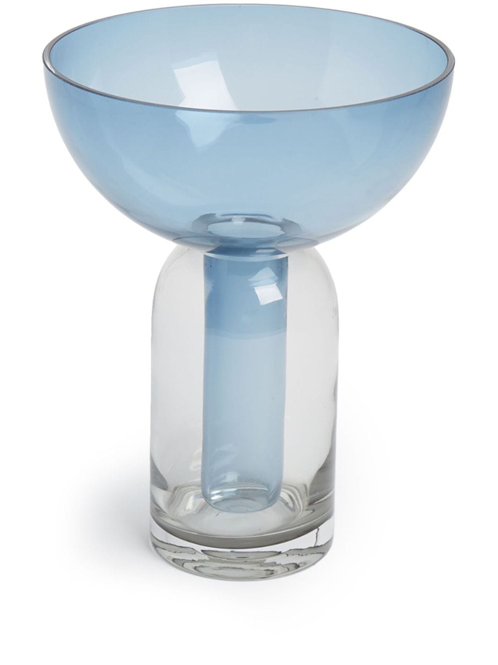 AYTM Torus small glass vase - Blue von AYTM