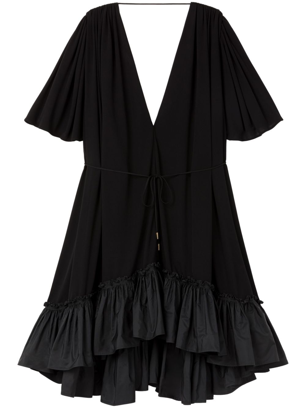 AZ FACTORY Amanda ruffled A-line dress - Black von AZ FACTORY