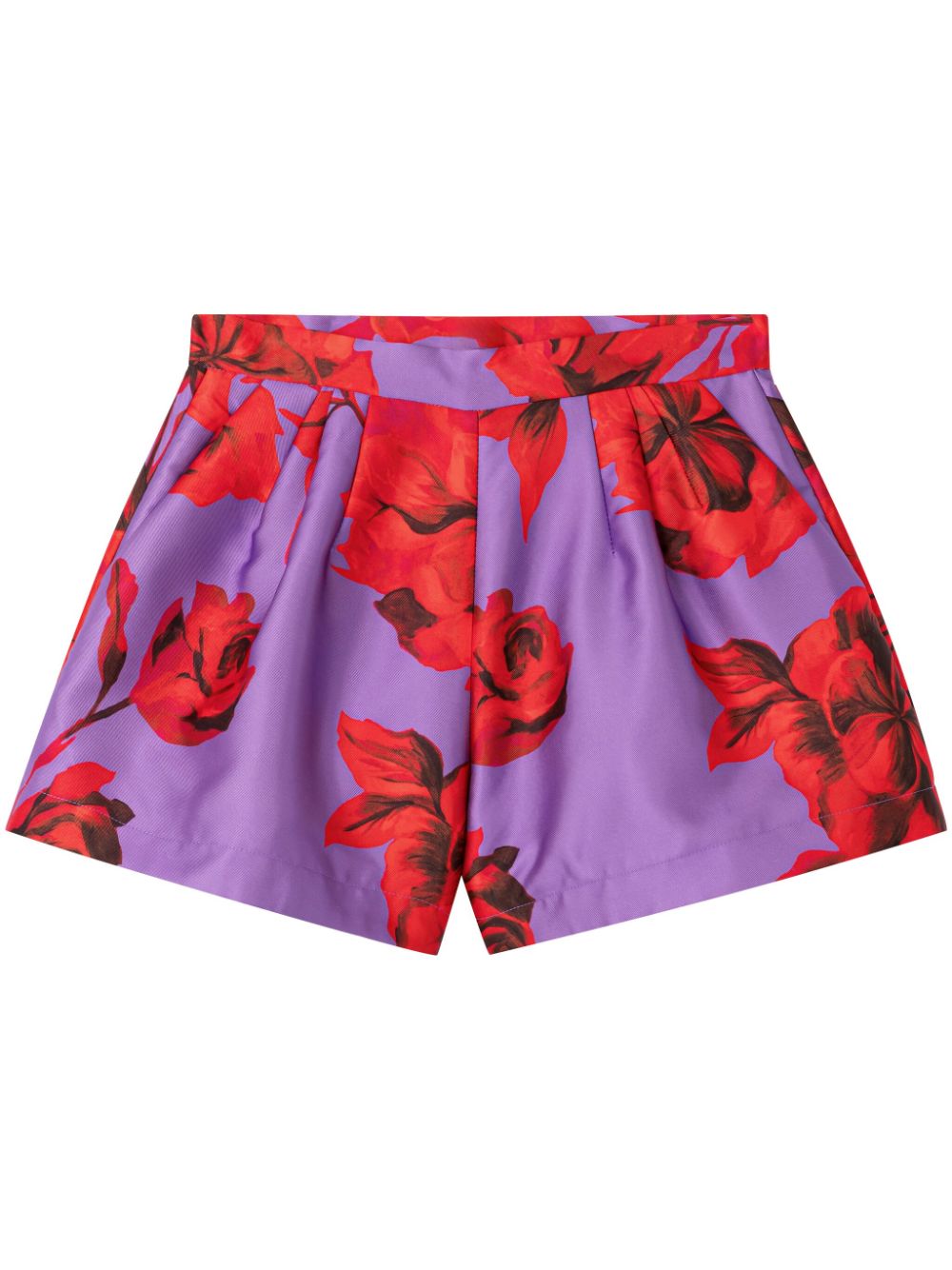 AZ FACTORY Hibiscus floral-print shorts - Purple von AZ FACTORY