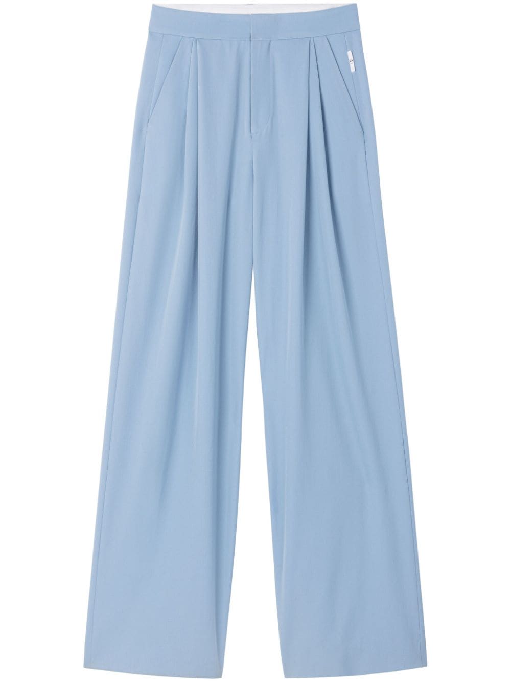 AZ FACTORY Manon pleat-detail palazzo pants - Blue von AZ FACTORY